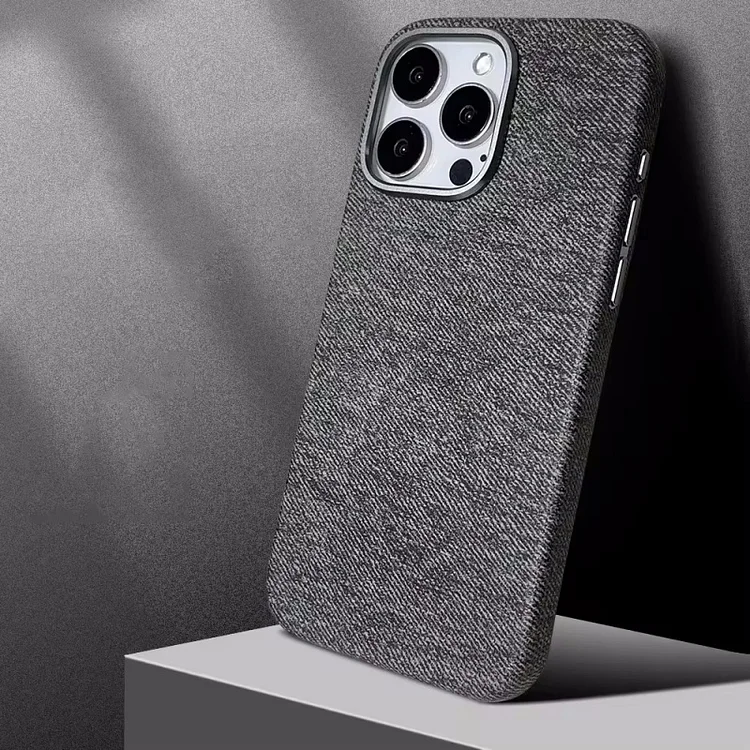 Magnetic Denim Fabric Phone Case For iPhone  Etrgadget- Smartphone Cases & Covers | Accessories