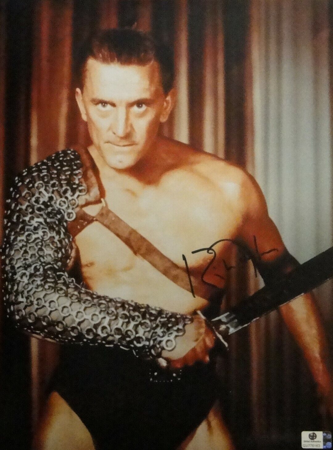 Kirk Douglas Signed Autographed 11X14 Photo Poster painting Spartacus Vitnage GA776163