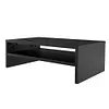 2-Tier Monitor Stand Riser with Phone Holder & Cable Management for Home Desktop