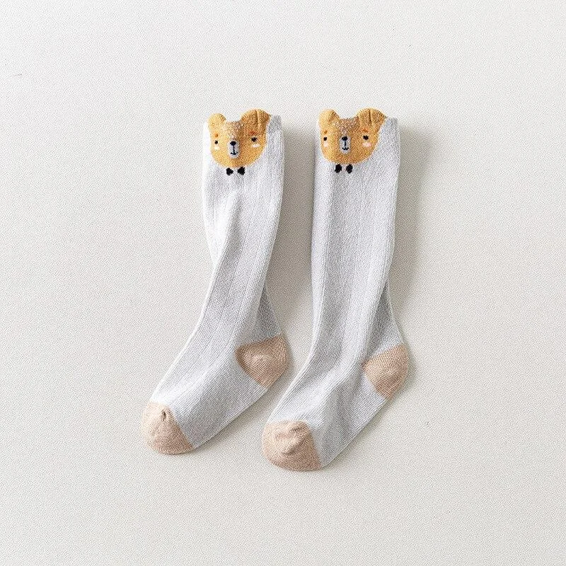 YWHUANSEN 0 to 2 Yrs Animal Baby Knee High Socks Spring Autumn Winter Newborn Leg Warmer For Girls Boys Infants Cotton Long Sock