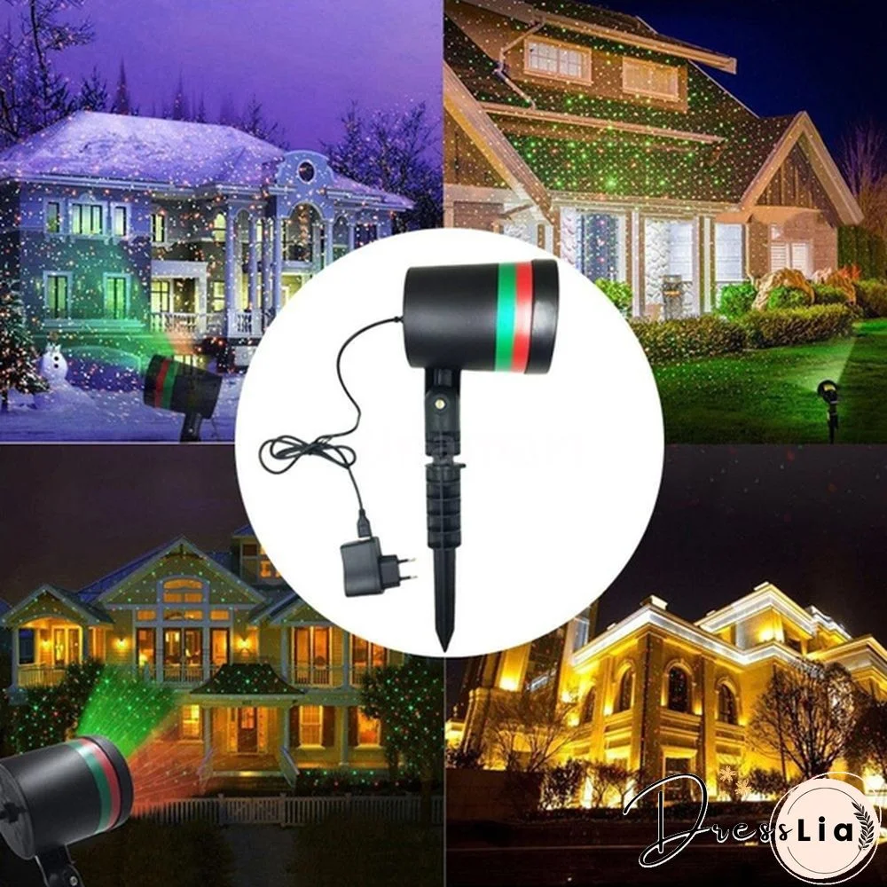 Outdoor Dynamic Sky Starry Sky Projection Light Waterproof Landscape Light Lawn Stage Effect Light Christmas Decoration Light Halloween Decoration Light