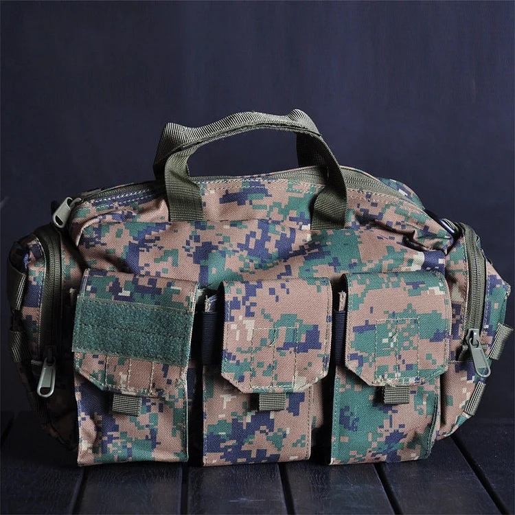 Outdoor multifunctional camouflage diagonal cross bag
