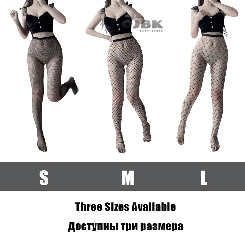 Billionm Pcs Set Womens High Waist Tights Breathable Sexy Fishnet Stockings Cosplay Bunny Stretchy Fabric Pantyhose Fashion SocksNew