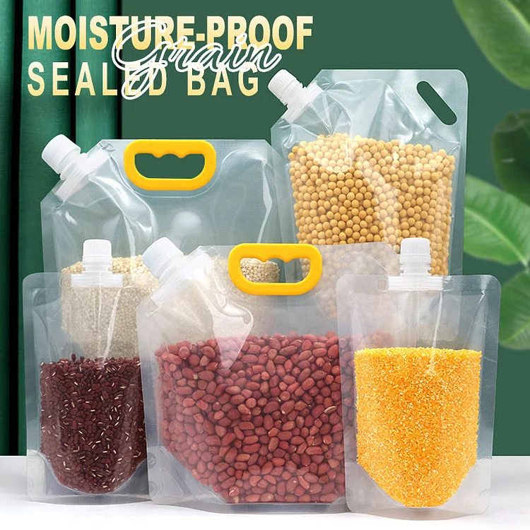🔥Essential Storage Bags For Food Storage🔥Grain Moisture-proof Sealed Bag 10 Count（50% OFF）