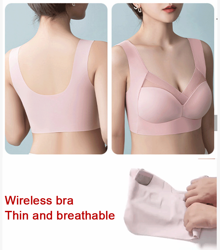 Athartle Bra,Wireless Push-Up Comfort Crossover Bra,Athartle