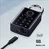 Graffiti Bluetooth Smart Fingerprint Padlock Remote Sharing Unlock Password Padlock Card Swipe Lock with Key