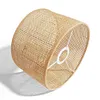 E27 Rattan Woven Lampshade Rattan Table Lamp Shade Retro Rattan Lamp Shade Decor