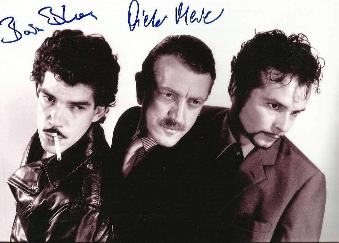 Electronic Duo Yello autographs, In-Person signed Photo Poster paintinggraph