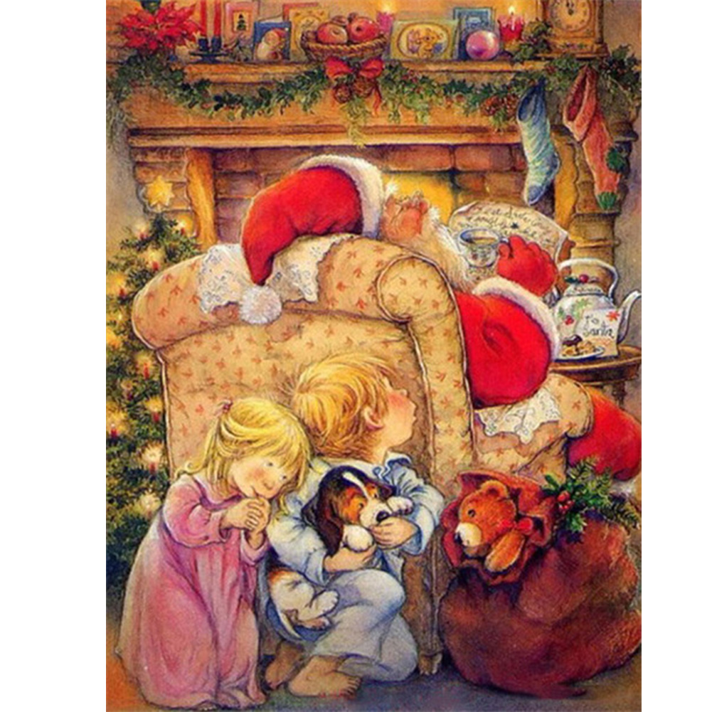 

Festive Kid - Round Drill Diamond Painting - 30*40CM, 501 Original