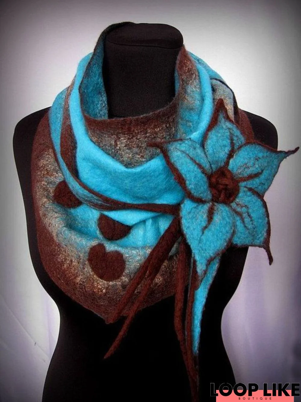 Women Vintage Polyester Scarf Accessories