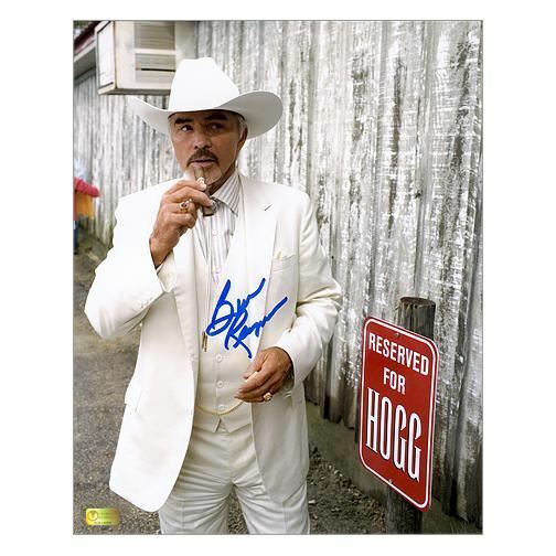 Burt Reynolds Autographed Dukes of Hazzard Boss Hogg 8x10 Photo Poster painting