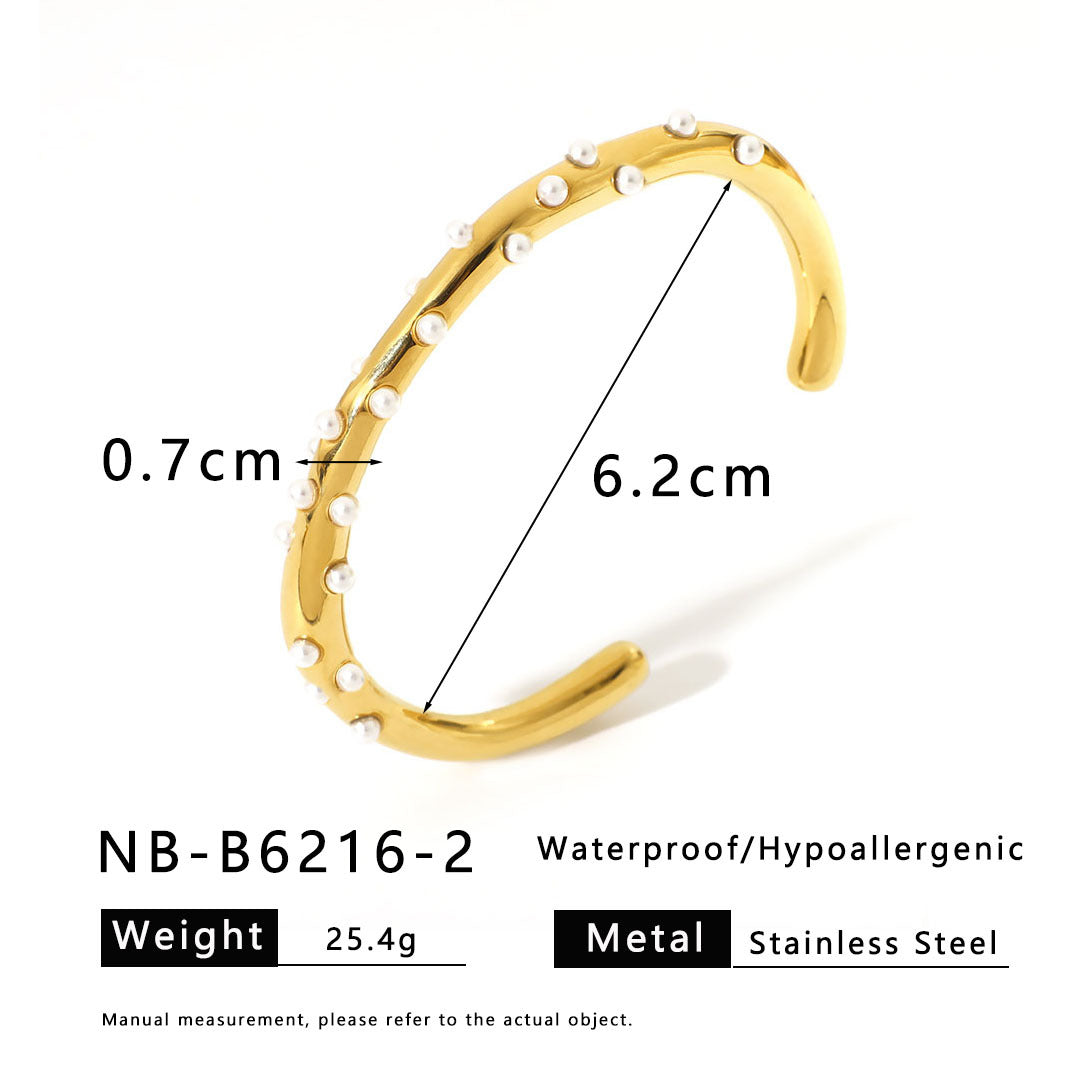 Stainless Steel Bracelet Titanium Steel Jewelry Fashion Stainless Steel Bracelet Versatile Senior Women