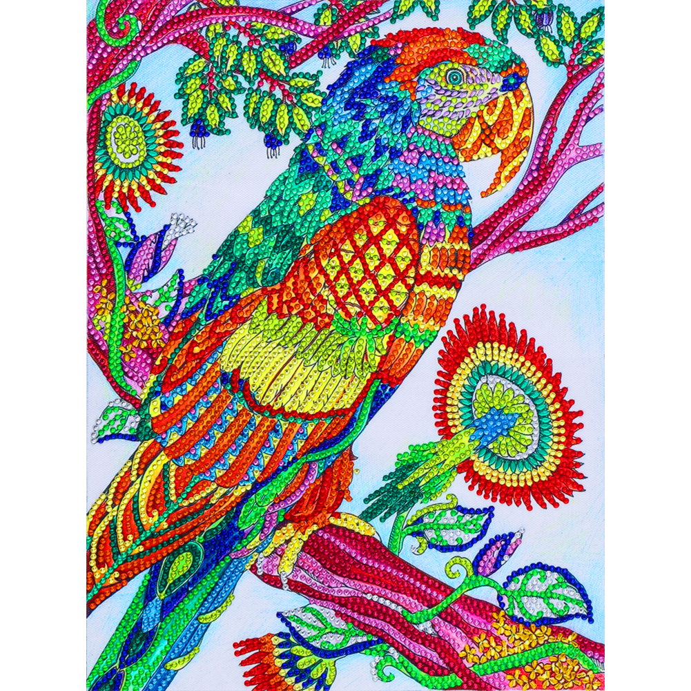 

Parrot - Crystal Special Shaped Diamond Painting - 30*40CM, 501 Original