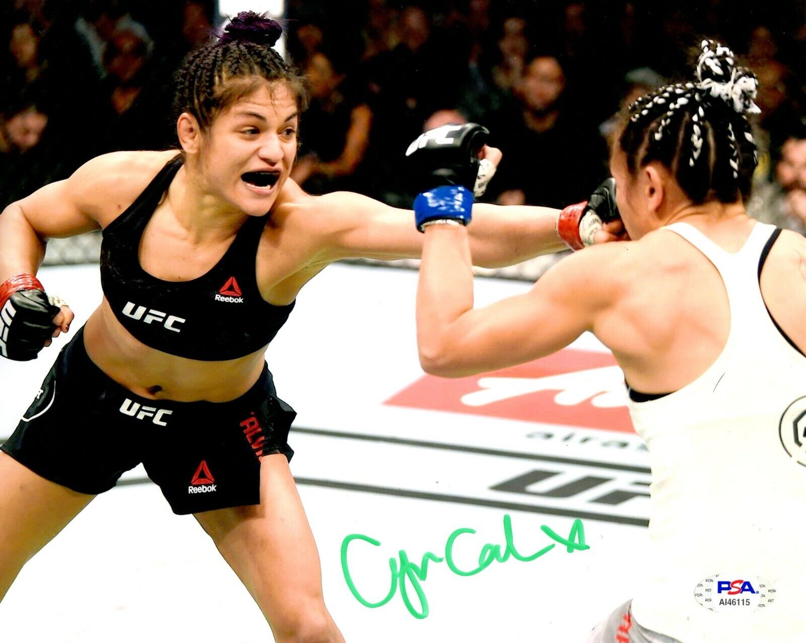 Cynthia Calvillo autographed signed 8x10 Photo Poster painting UFC Strawweight PSA COA