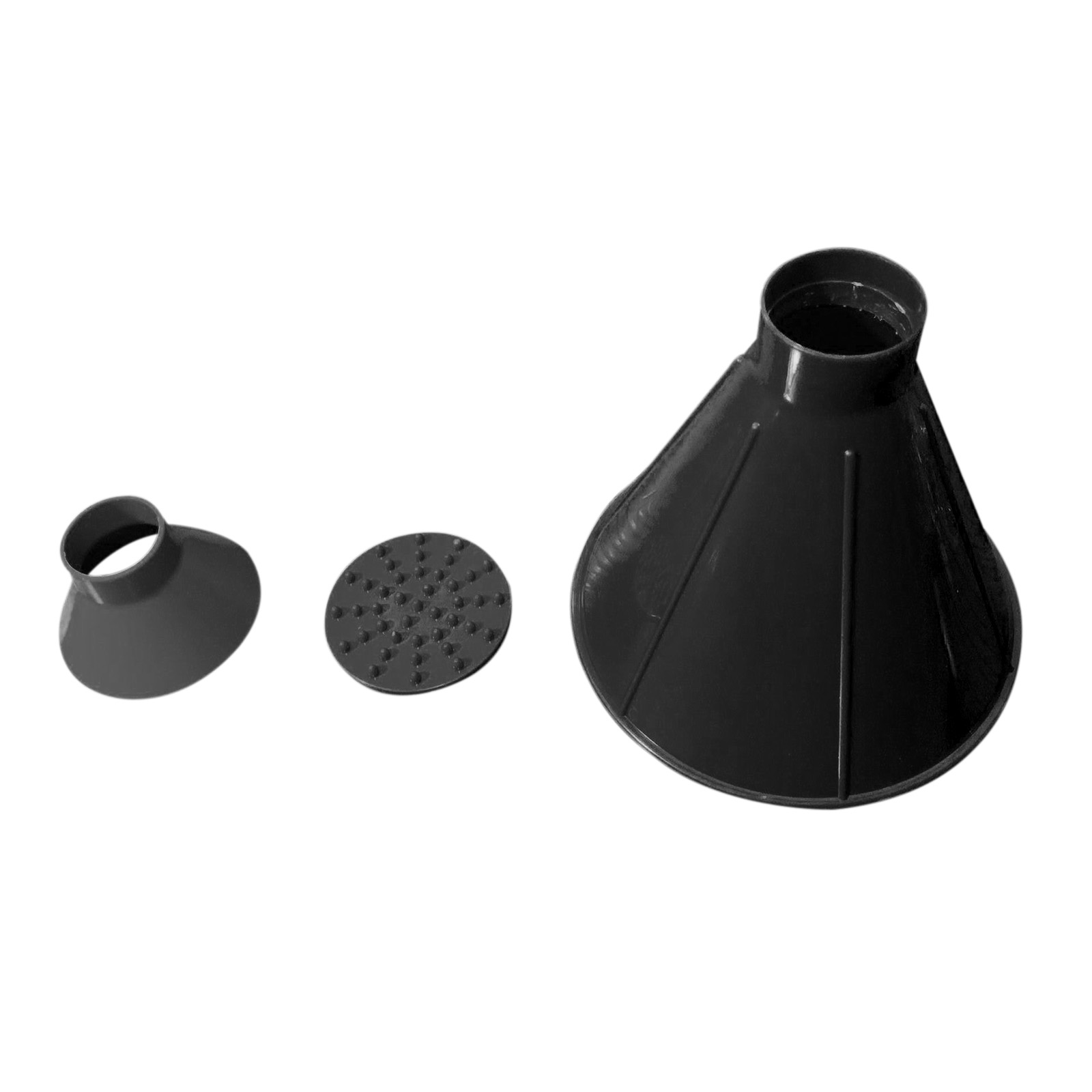 

Magical Ice Scraper, Cone Car Windshield Snow Frost Removal Funnel, Black, 501 Original