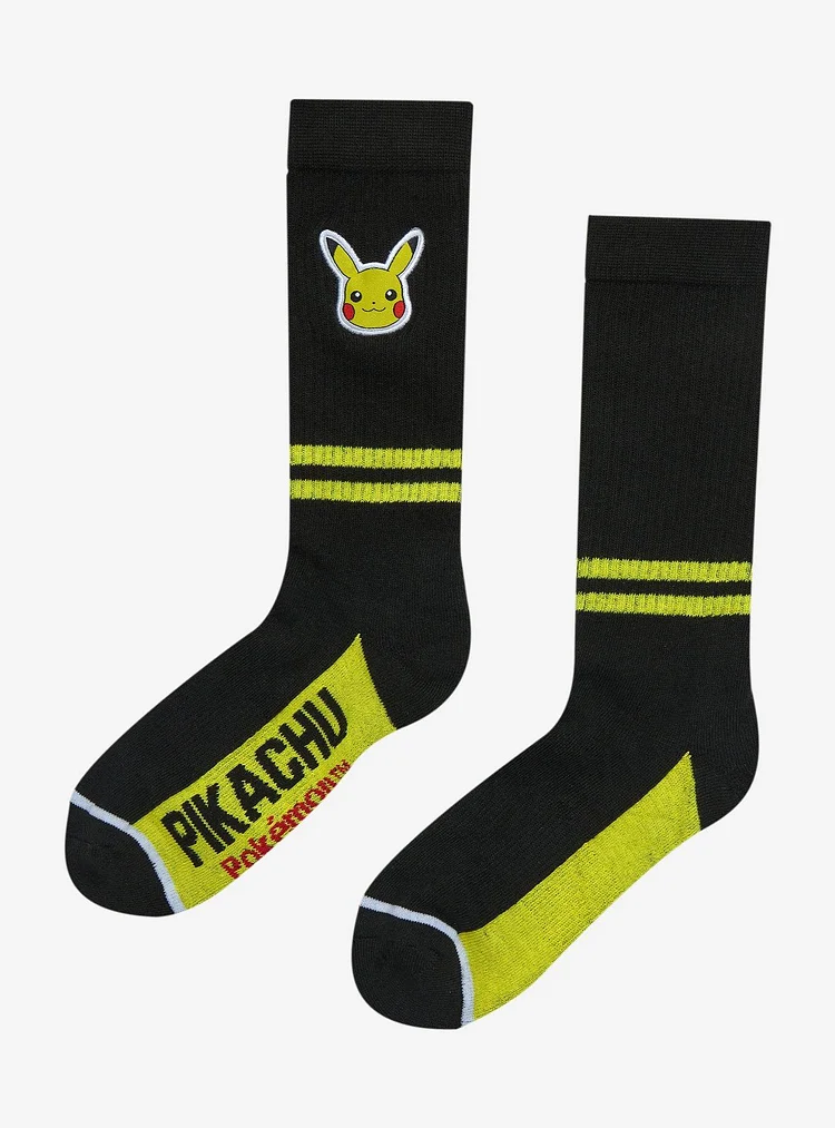 Pokemon Pikachu Crew Socks