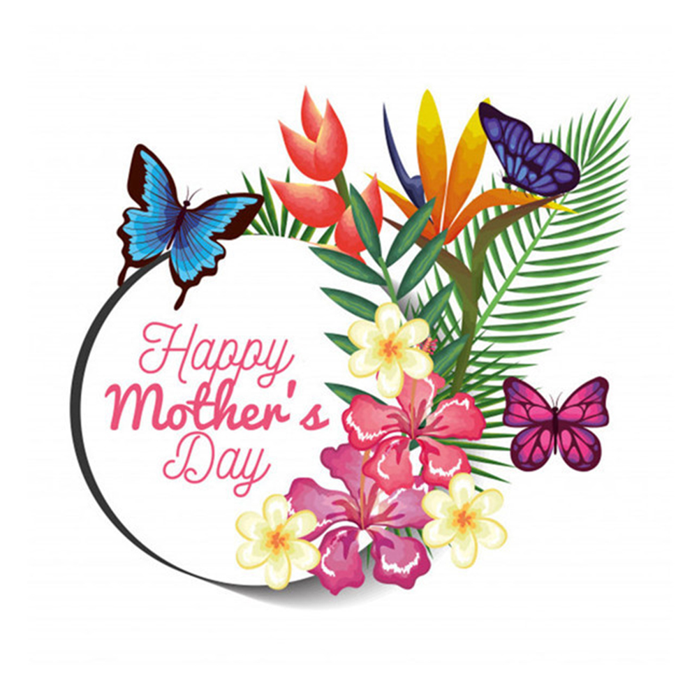 

30*30CM - Round Drill Diamond Painting - Thanksgiving Mother\ s Day, 501 Original