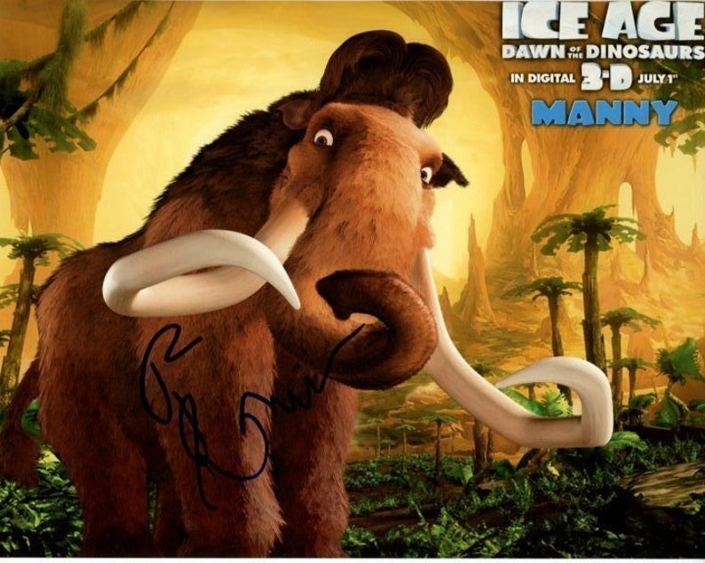 Ray romano signed autographed ice age manny Photo Poster painting