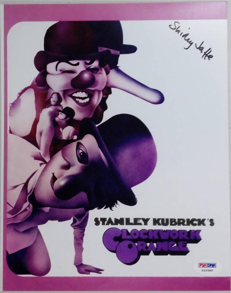 Shirley Jaffe Signed Clockwork Orange 8x10 Photo Poster painting PSA/DNA A