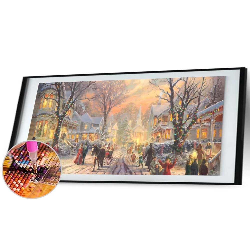 Winter Street Scene(80*40cm)