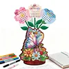 2026 Calendar DIY Diamond Art Kit Butterfly Wooden Diamond Painting Calendar