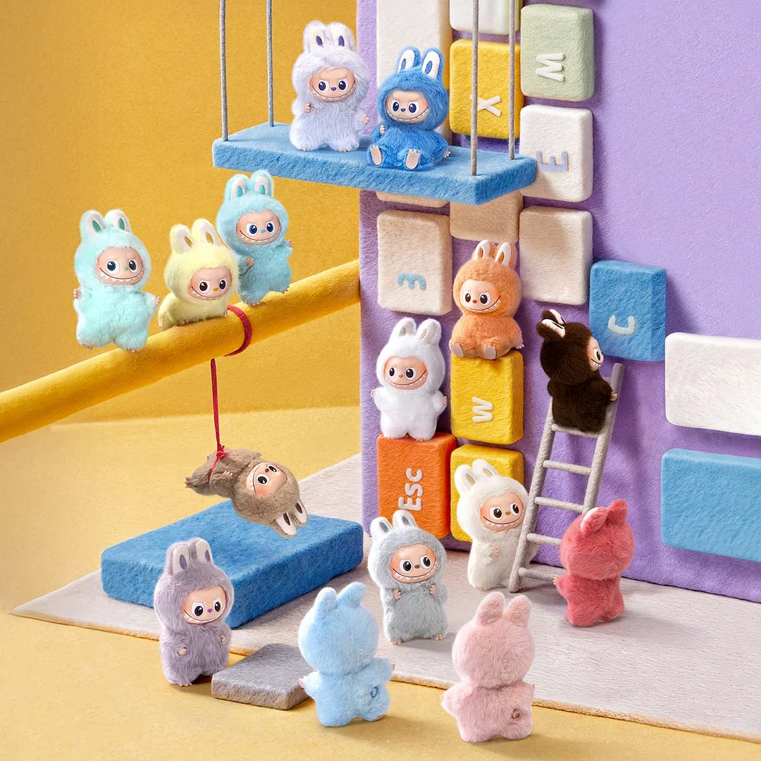 THE MONSTER PIN FOR LOVE SERIES - Vinyl Plush Pendant blind box (A-M)-A