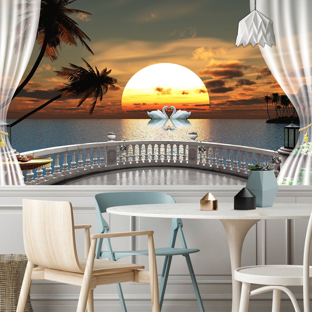 

Wall Tapestry - Sunset By The Sea Wall-150*130cm, 501 Original