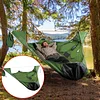 Flat Sleep Hammock Tent with Bug Net and Suspension Kit, Camping Hammock, Camping Cot,Camping Hammock with Rain Fly and Bug Net - Hammock Straps for Trees - Hamacas para Patio 