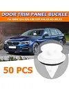 50pcs Car Clips Fastener Nylon Practical for BMW E21 E30 E36 E46 E90 E91 E92 E93
