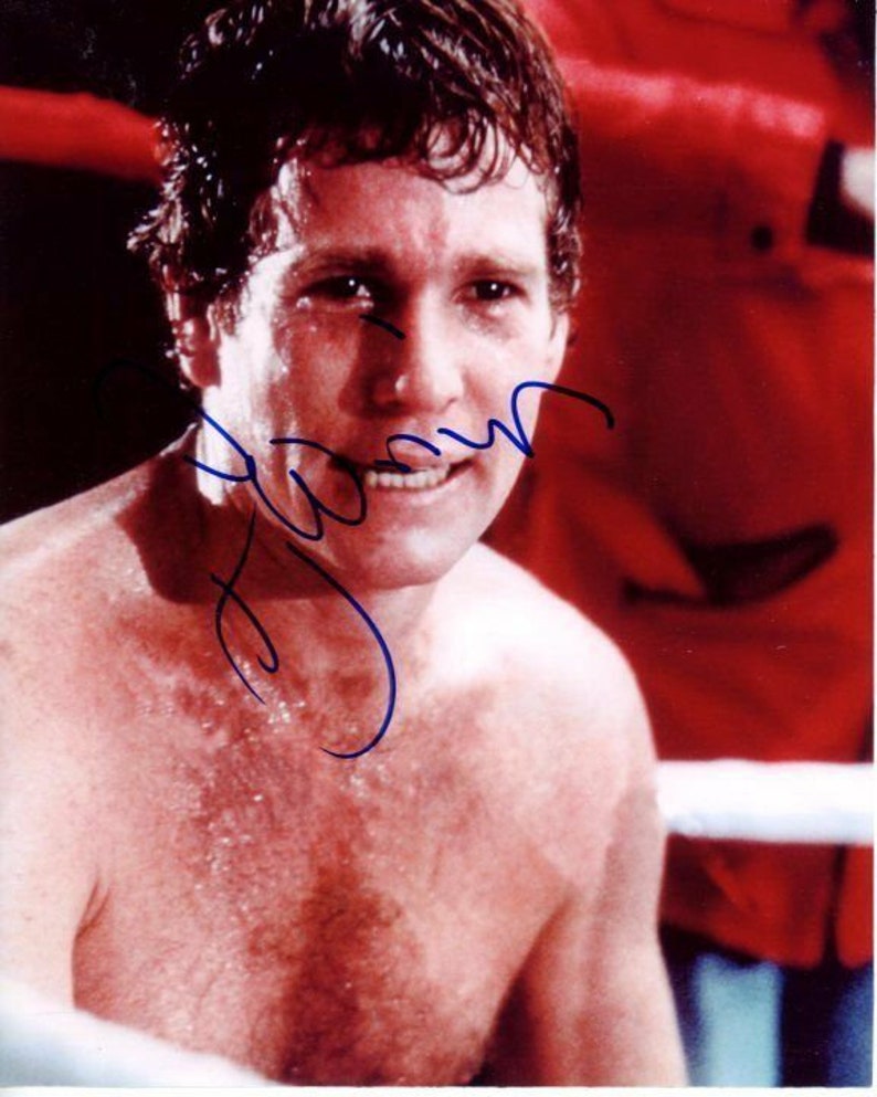 Ryan oneal signed autographed the main event eddie kid natural scanlon Photo Poster painting