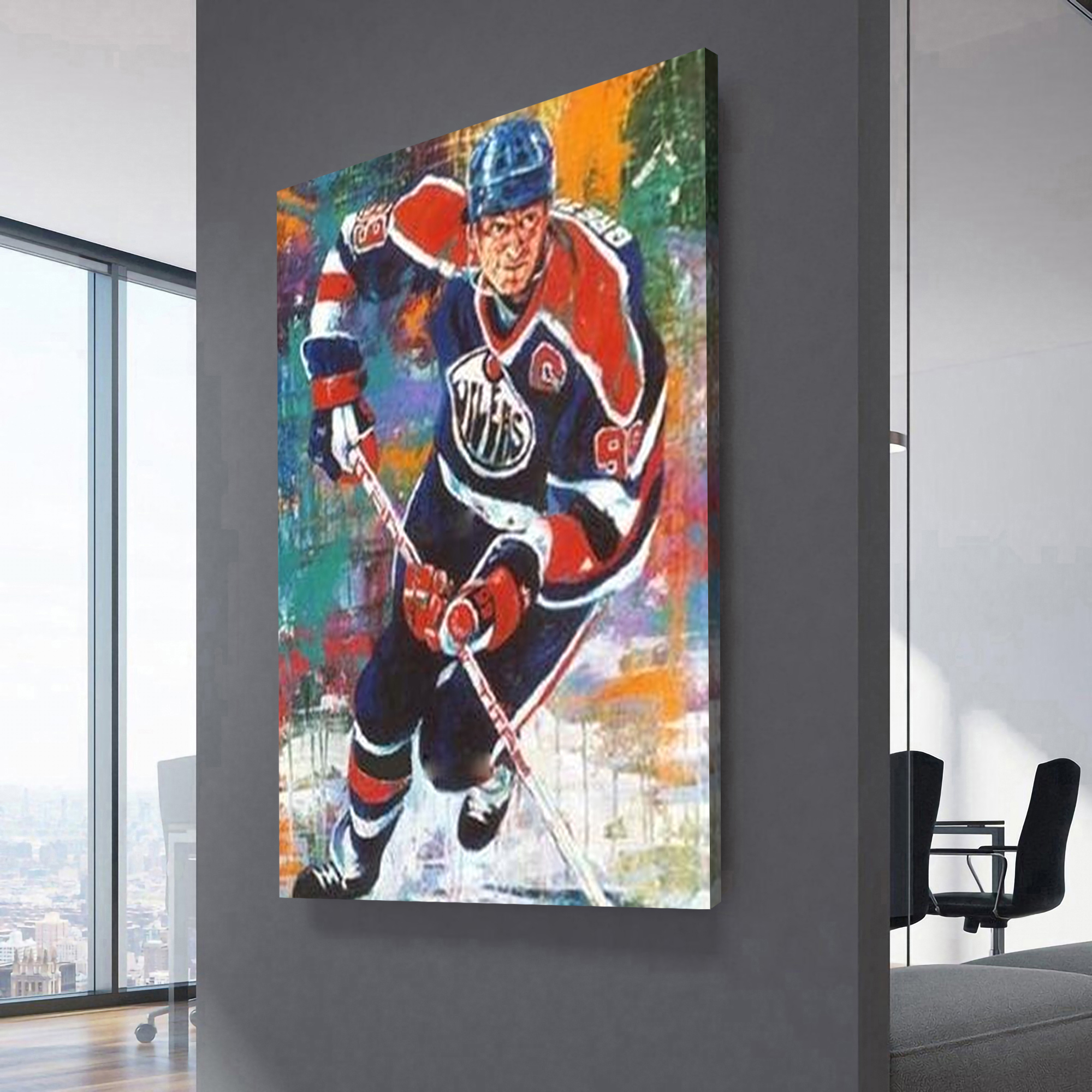 Wayne gretzky fine Canvas Wall Art 