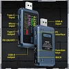 USB Tester 4-24V 6.5A LCD USB A&C Voltage Current Power Display Multimeter, Fast Charge Detection Trigger, PD2.0/PD3.0,QC2.0/QC3.0, CNC Metal Shell