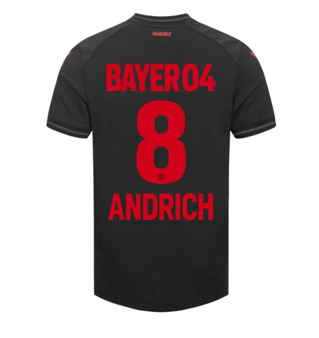 Maillot Bayer Leverkusen Robert Andrich 8 Domicile 2023/2024