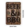 BI&Egrave;RE & bbq - Panneaux en &eacute;tain m&eacute;tallique(20*30cm/30*40cm) - Bi&egrave;re
