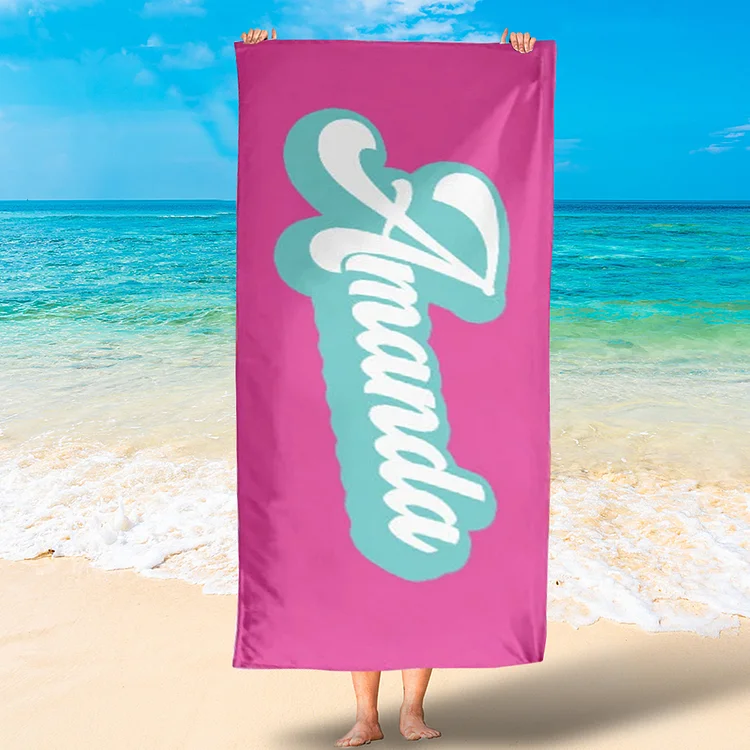 BlanketCute-Personalized Bath Towel with Your Name | 34