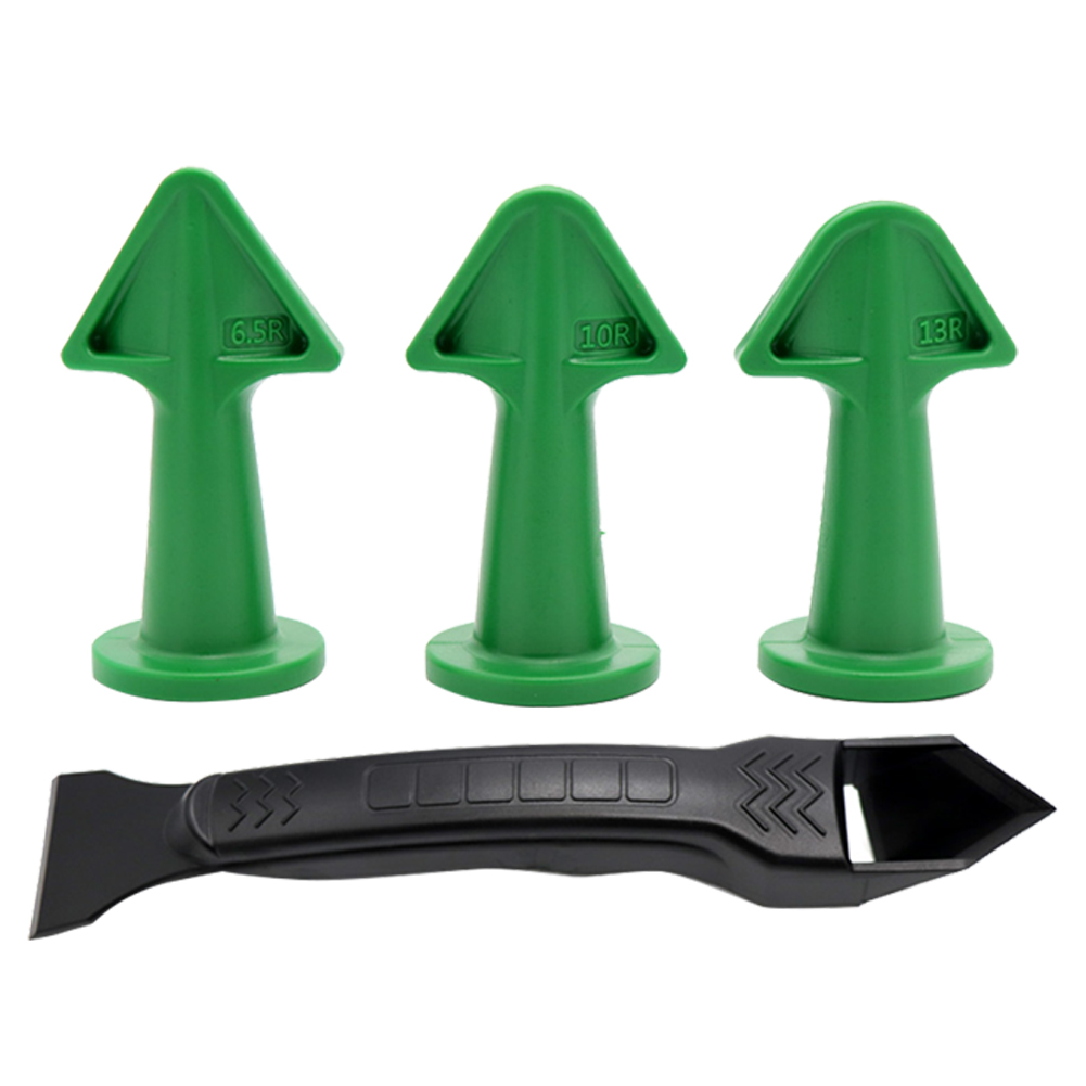

Caulking Construction Silicone Remover Caulk Finisher Scraper (Green Set), 501 Original
