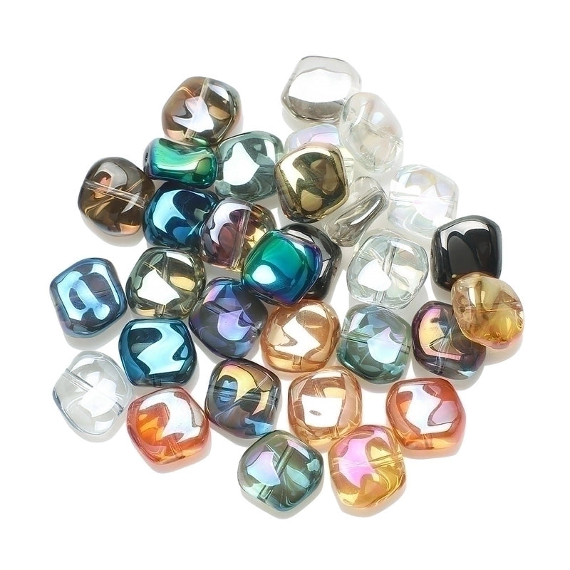 20 PCS/Package 12 * 5mm Glass Square Beads