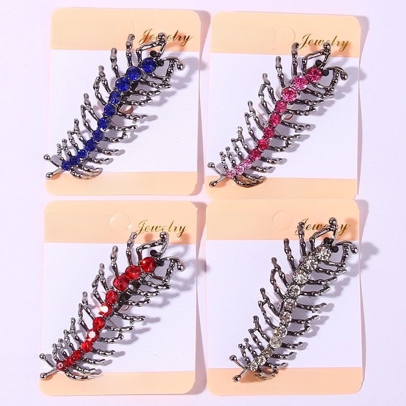 Hip-Hop Pin Insect Alloy Inlay Rhinestones Women’S Brooches