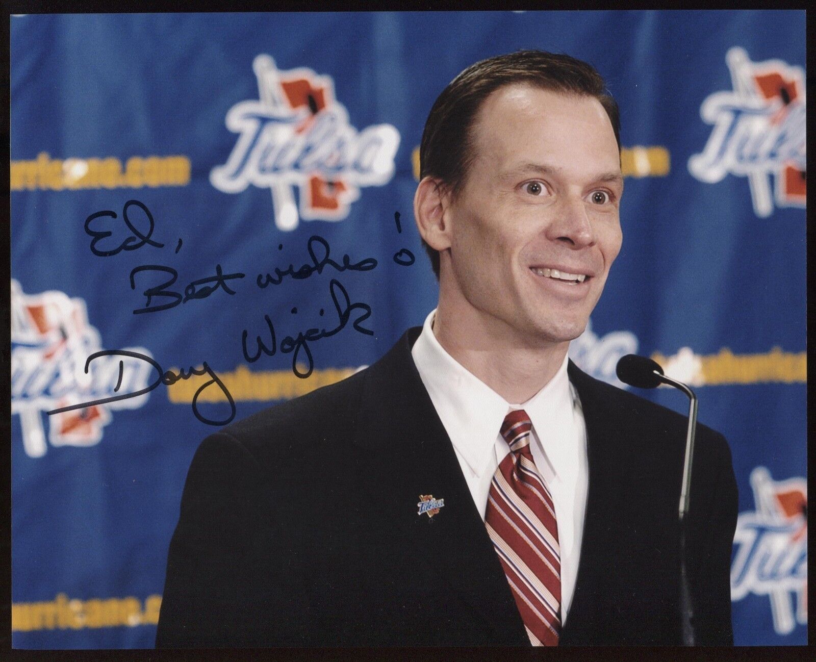 Doug Wojcik Signed 8x10 Photo Poster painting College NCAA Basketball Coach Autographed