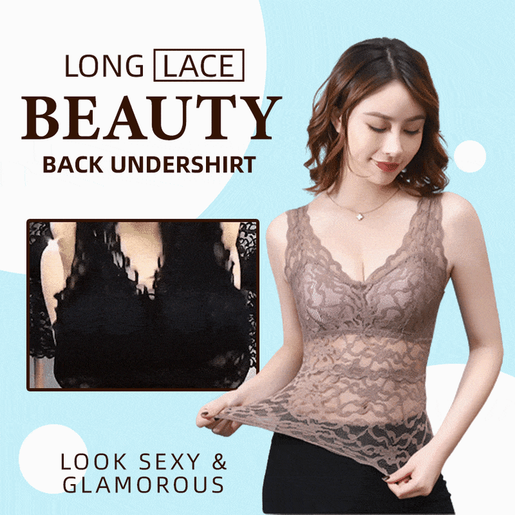 Long Lace Beauty Back Undershirt(49% OFF NOW!!)