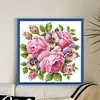 Rose - 9CT Partial Beaded Cross Stitch Kit(29x28cm)
