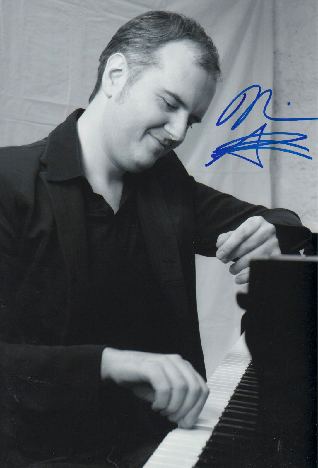 Nicholas Angelich Pianist signed 8x12 inch Photo Poster painting autograph