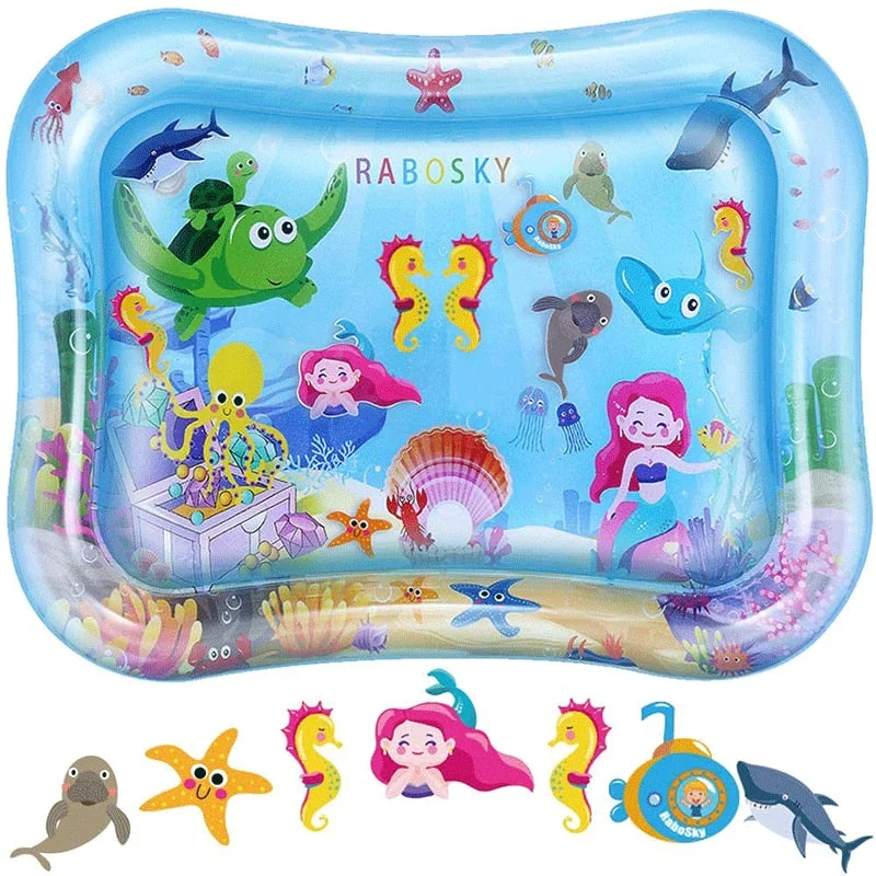 Baby Water Mat child Toys for 3 6 9 12 Months Infants Child Gift Newborn Boys and Girls Fun Activity Play Center for Baby