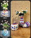 Wooden Vase Solid Mosaic Art Handmade Pasting Material Pack DIY Creative Decoration Kit