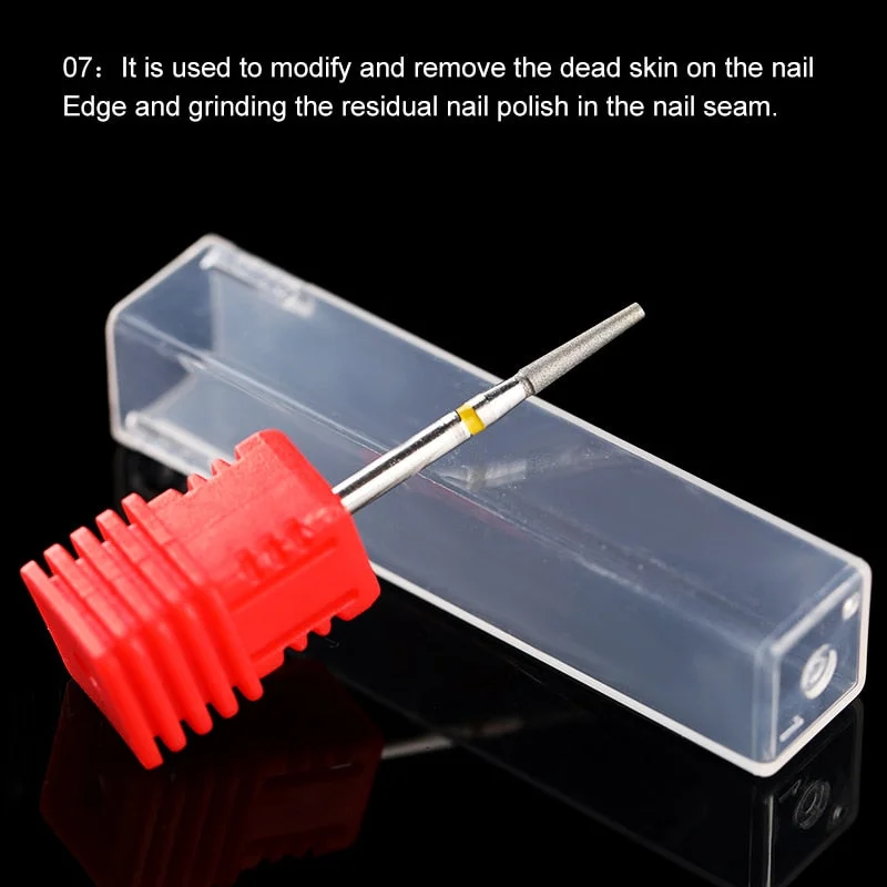 PICT YOU Carbite Head Nail Drill Bits Nail Art Tools Polishing Sanding Gel Nail Polish Nail File for Machine Pedicure Manicure-Nail Inspo