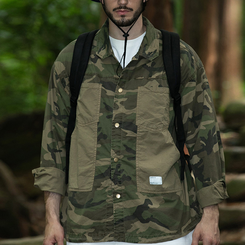 Casual Camouflage Work Function Rushing Jacket