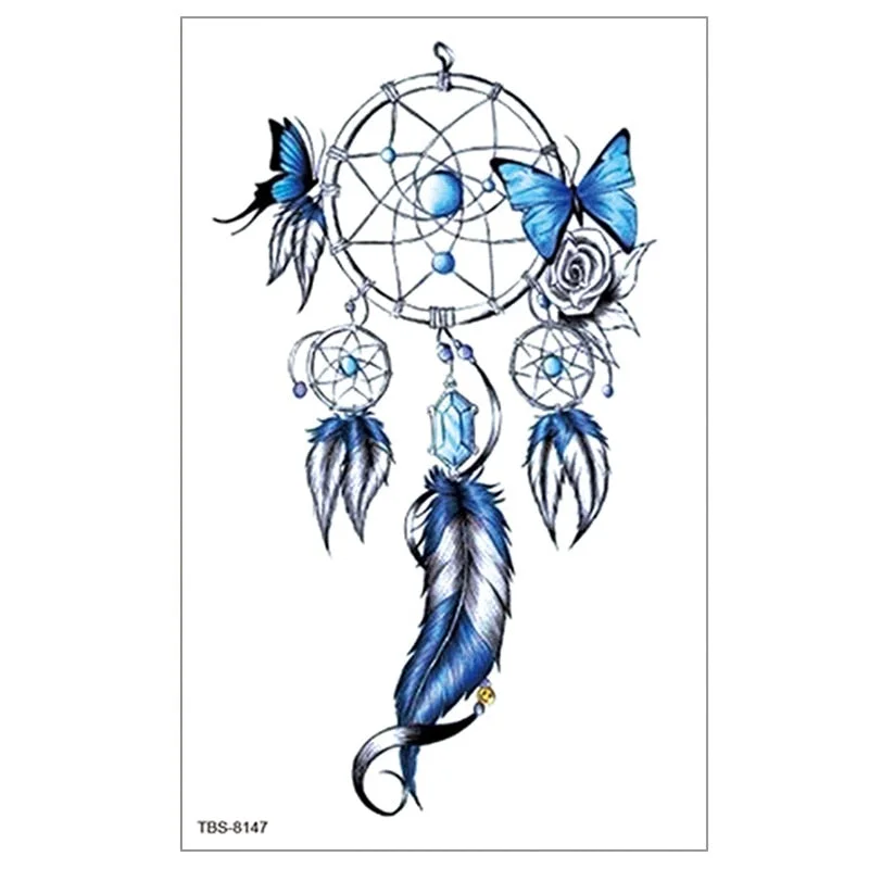 Fake temporary tattoo stickers Violet flowers rose arm shoulder tattoo Sticker Chest waterproof lady women big on body leg men