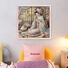 Japanese Beauty-11CT Counted Cross Stitch 50*50cm/19.69*19.69in