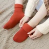 Chaussettes thermiques &eacute;paisses et chaudes d'hiver en laine et cachemire