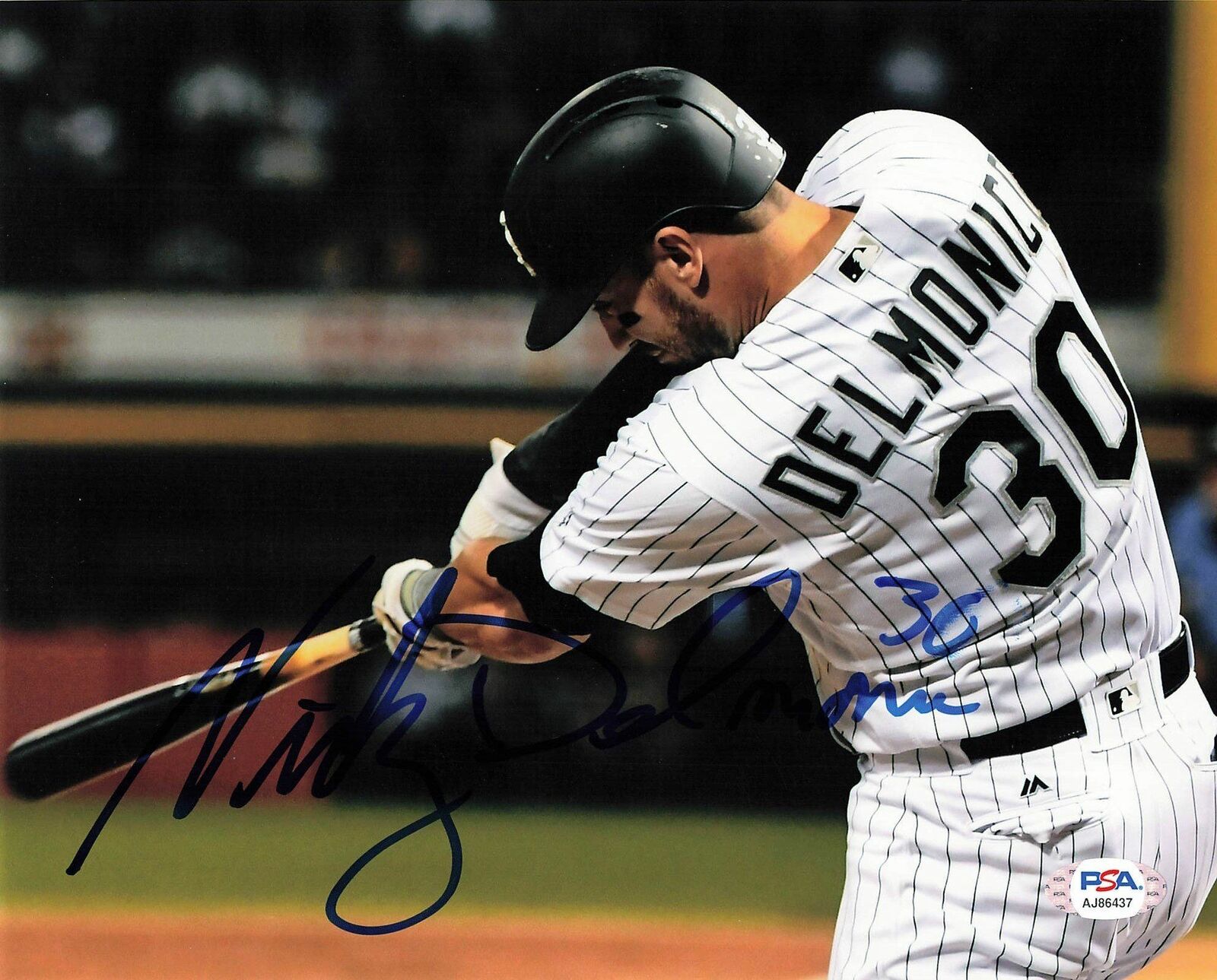 Nicky Delmonico signed 8x10 Photo Poster painting Chicago White Sox PSA/DNA Autographed